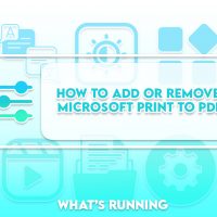 How to Add or Remove Microsoft Print to PDF Tool