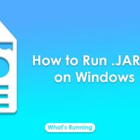 How to Run .JAR Files on Windows 10