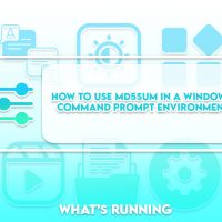 How to Use md5sum in a Windows Command Prompt Environment