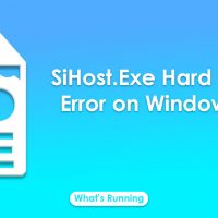 SiHost.Exe Hard Drive Error on Windows 10 [FIXED]
