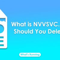 What is NVVSVC.EXE and Should You Delete it?