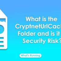 What is the CryptnetUrlCache Folder and is it a Security Risk?
