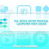 Fix: DCOM Sever Process Launcher High Usage