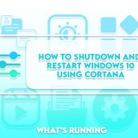 How to Shutdown and Restart Windows 10 using Cortana