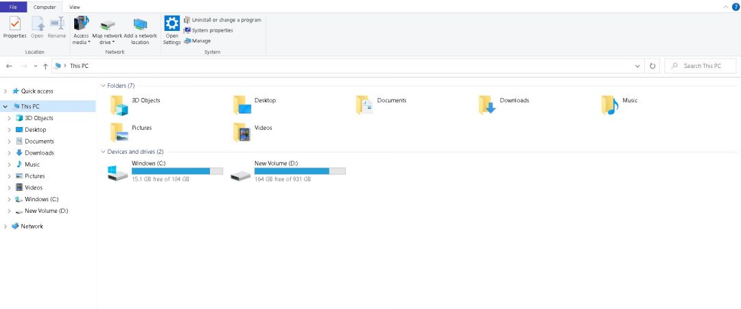 file explorer